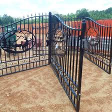 20ft Steel Fence Gates Wheel Security