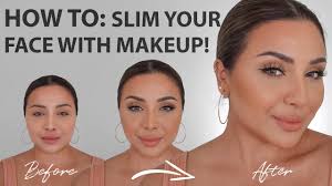 long face look shorter with makeup tips