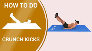 how to do crunch kicks yoga you