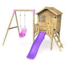 Rebo Orchard 4ft X 4ft Wooden Playhouse