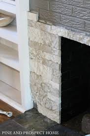 Brick Fireplace Makeover Pine And