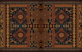egyptian fabric pattern abstract
