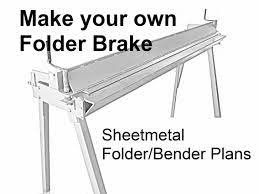 sheetmetal folder bender brake plans