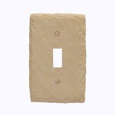 Almond Color Faux Slate Wall Switch