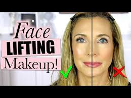 face lifting makeup tutorial on