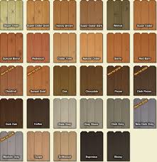 cedar fence stain deck stain colors