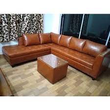 l shaped leather sofa set 2 years