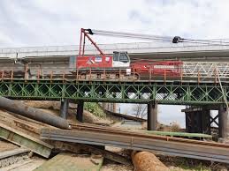 steel girder rolled beam bridge