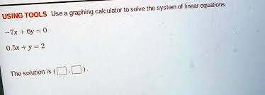 Graphing Calculator To Solve