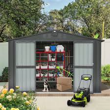 domi outdoor storage shed 10 x 8
