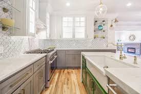 two toned kitchen cabinet doors