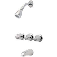 The single handle faucet on my bathtub leaks. Knob Bathtub Shower Faucet Combos Bathtub Faucets The Home Depot