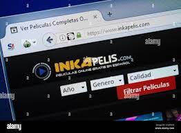 Ryazan, Russia - August 26, 2018: Homepage of Inka Pelis website on the  display of PC, Url - InkaPelis.com Stock Photo - Alamy