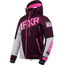 Details About Fxr Ranger Womens Snow Jacket Plum Gray Electric Pink