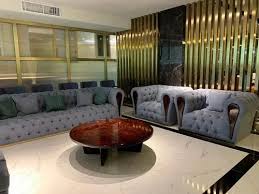 Wooden Modern Luxury Sofa Set 6 Seater