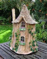 30 Fairy Garden Houses Diy Tree Stump