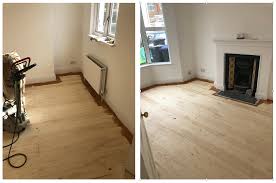 sand and varnish pine floorboards