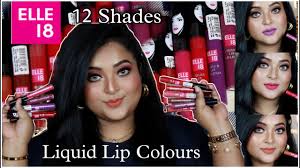 new elle 18 liquid lipsticks 12