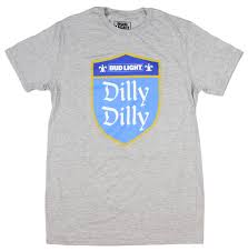 Hybrid Apparel Budweiser Bud Light Men S Dilly Dilly Shield T Shirt Walmart Com Walmart Com