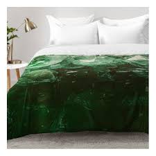 emerald gem comforter set green