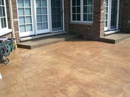 concrete stain reviews elegant patio