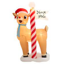 north pole sign xmas inflatable 110865