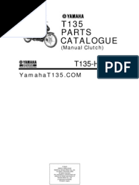 Tunggu apa lagi, dapatkan yamaha 135lc anda di wakil penjual yamaha yang sah hari ini! Yamaha T135 Hc Manual Parts Catalogue Screw Clutch