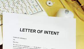 letter of intent for commercial leasing