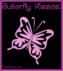 graphic erfly kisses pink glitter