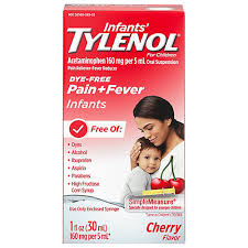 tylenol infants dye free
