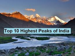 list of national peaks in india