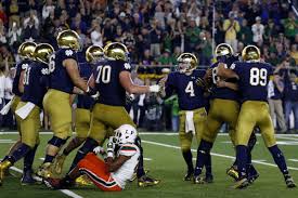 Notre Dame Football Depth Chart For Miami One Foot Down