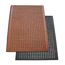 rubber cal kitchen mat anti slip red 36 in x 60 in rubber grease proof kitchen mat commercial floor mat pack of 2
