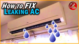 fix ac leaking water inside the house