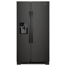 Looking for maytag model gsd2615hew side. Whirlpool 21 Cu Ft Side By Side Refrigerator In Black Wrs321sdhb The Home Depot
