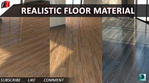 realistic floor material in 3d max 2016