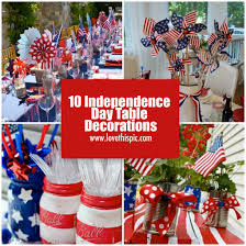 10 independence day table decorations