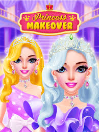 pink princess makeover dress up