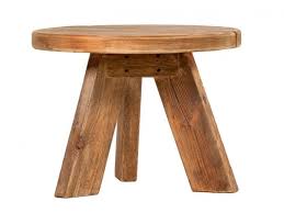 Handmade Round Solid Wood Coffee Table