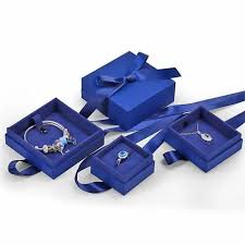 navy blue jewelry box packfancy