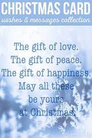 May the joy and peace of christmas be with you all through the new year. 101 Best Christmas Card Messages Sayings And Wishes