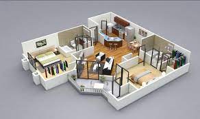 Apartment 3d Floor Plan Ideas