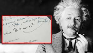 Letter With E Mc² Equation Auctioned
