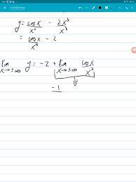 SOLVED:Find limx →∞ y and limx →-∞ y. y=(cosx-2 x^3)/(x^3)