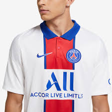 Mittlerweile haben so gut wie alle teams die neuen trikots für die saison 2020/2021 präsentiert. Nike Paris Saint Germain 20 21 Stadium Auswartstrikot Weiss Old Royal Herren Fanbekleidung