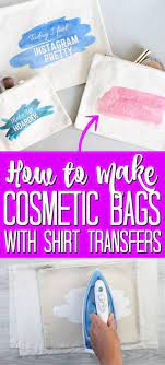 diy cosmetic bag using t shirt