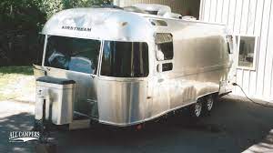 airstream travel trailer front side
