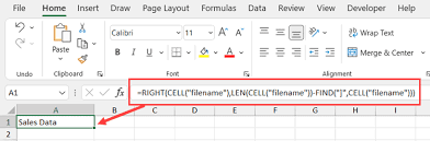 How To Get The Sheet Name In Excel