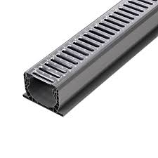 drainage channel drain with metal grate