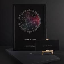 Sytara Buy Personalized Framed Print Of Your Star Map For 3000